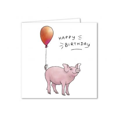 Pig with Balloon