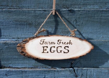 Farm Fresh Eggs Wooden Sign