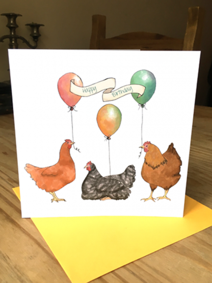 Chicken Birthday Card