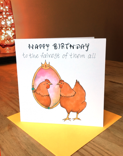 Hen Birthday Card