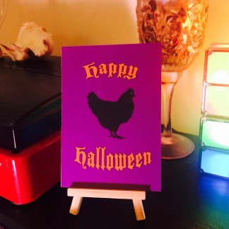 Halloween Card with Chicken