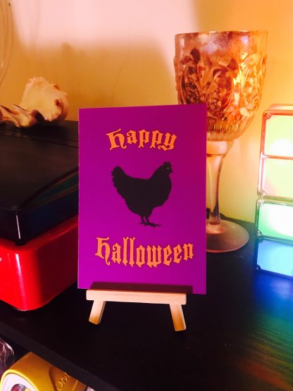 Halloween Card with Chicken