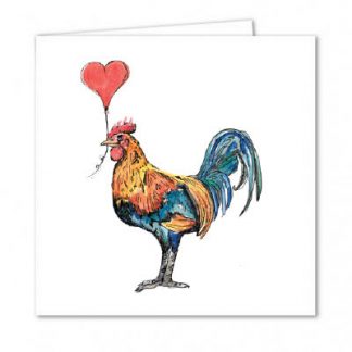 Rooster Greeting Card