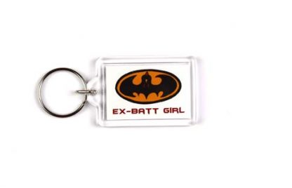 Ex Batt Girl Keyring