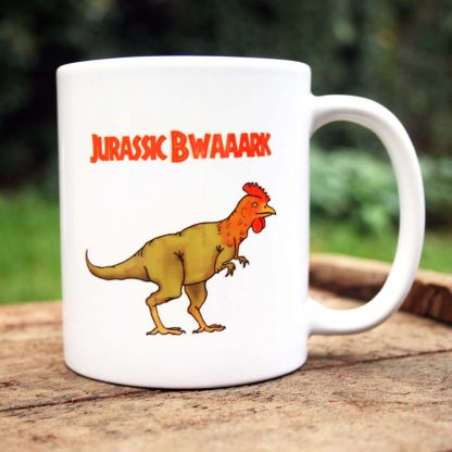 Dinosaur chicken mug