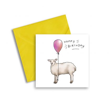 Cute Sheep Birthday Card - Image 3