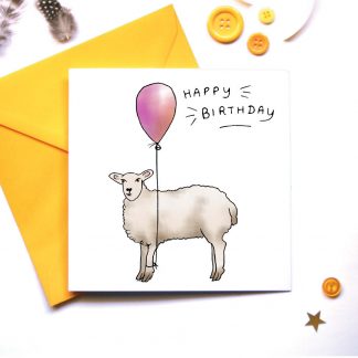 Sheep Birthday Card