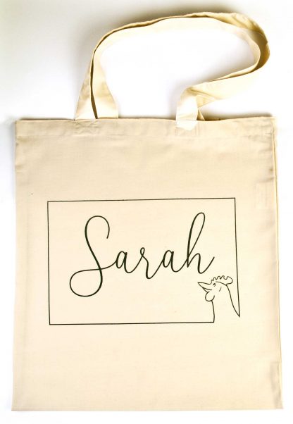 Personalised Chicken Tote Bag - Image 5