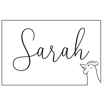 Personalised Chicken Tote Bag - Image 2