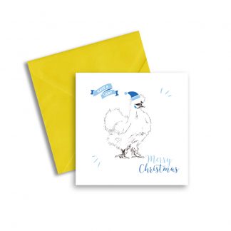 Silkie Chicken Christmas Card