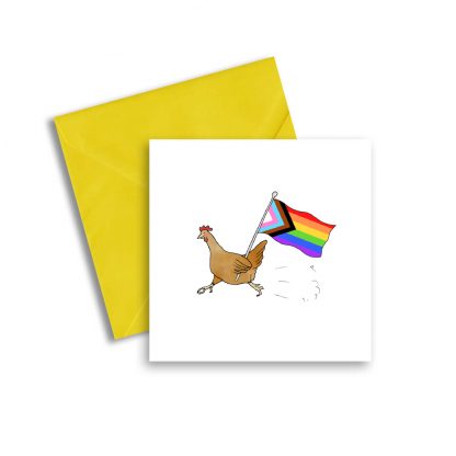 LGBTQ+ Pride Flag Greeting Card