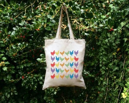 Rainbow Chicken Pattern Bag