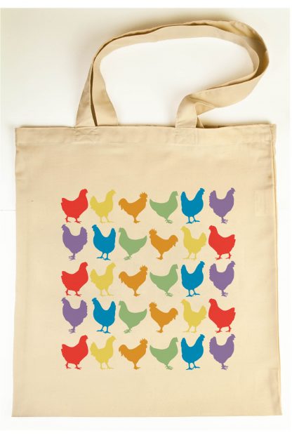 Rainbow Chicken Pattern Bag
